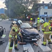 AUFRÄUMARBEITEN NACH VERKEHRSUNFALL