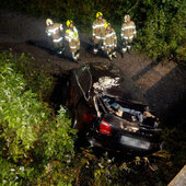 VERKEHRSUNFALL MIT EINGEKLEMMTER PERSON