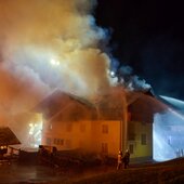 GROßBRAND FORSTAU