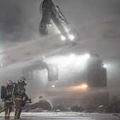 Großbrand bei Entsorgungsbetrieb